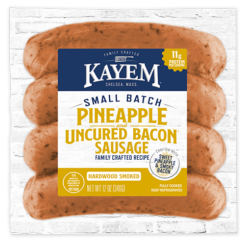 Small Batch Pineapple Uncured Bacon Sausage