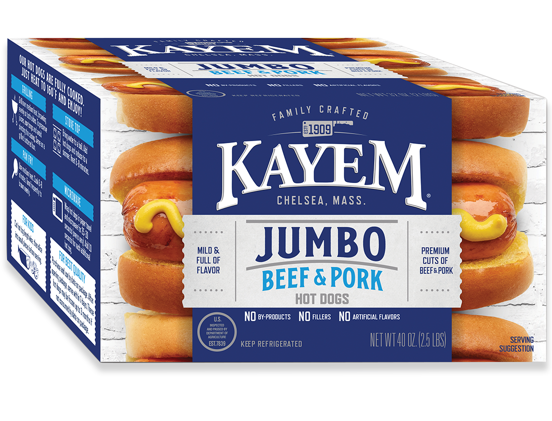 Jumbo Restaurant Style Beef Franks - 5 Pack