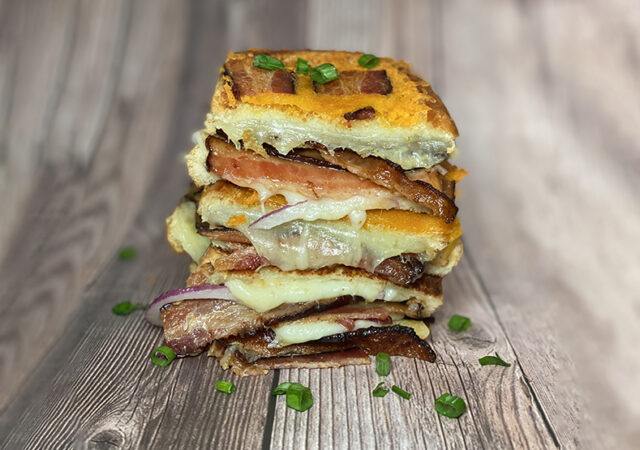 Bacon & Onion Grilled Cheese