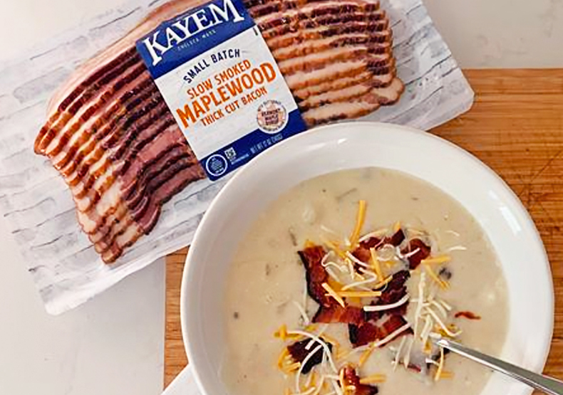 Creamy Potato Soup with Bacon