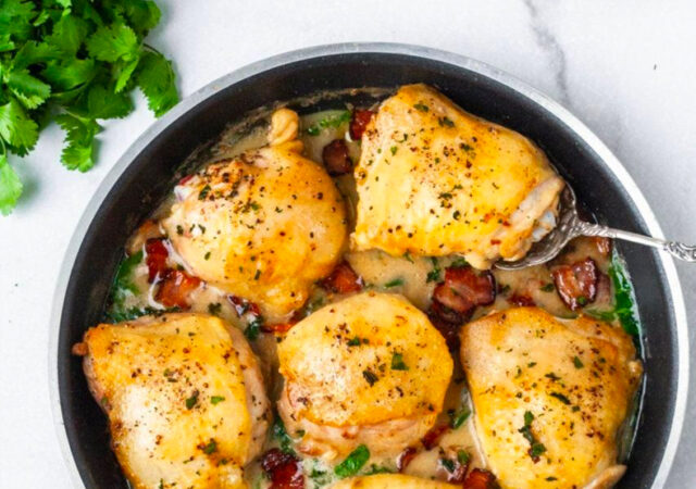 Creamy Spinach Bacon Chicken