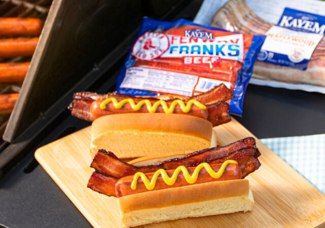 Bacon Wrapped Hot Dog