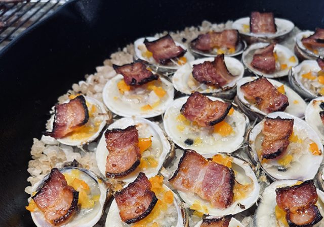 Double Smoked Bacon Clams Casino