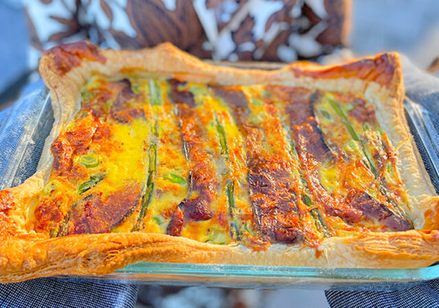 Applewood Bacon & Asparagus Quiche