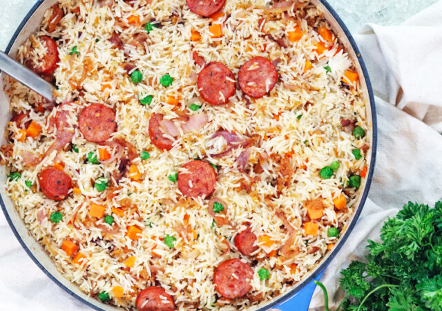 One Pan Sausage & Veggies Casserole