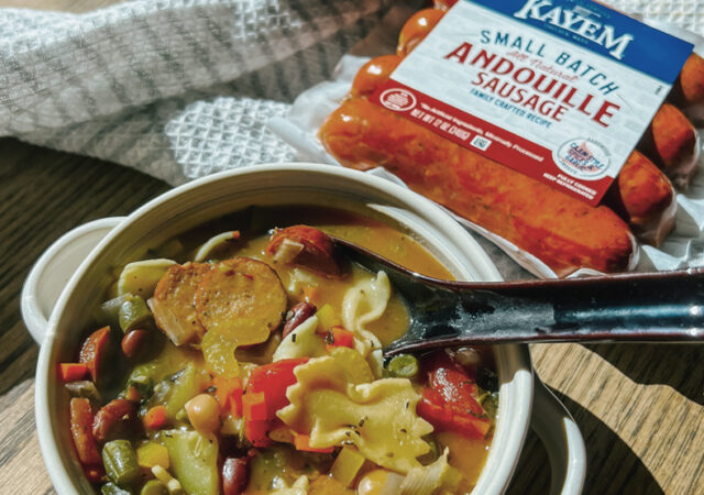 Minestrone Andouille Sausage Soup