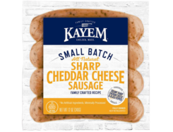 Small Batch Sharp Cheddar Cheese Sausage
