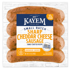 Small Batch Sharp Cheddar Cheese Sausage